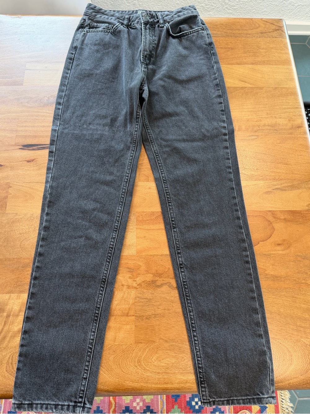 BDG Black Mom High-Rise Denim Jeans Size 25 *EUC* 29” Inseam